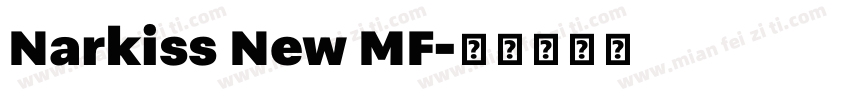 Narkiss New MF字体转换